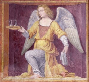 天使、1525年 作： Bernardino Luini